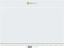 Tablet Screenshot of dogoplay.com